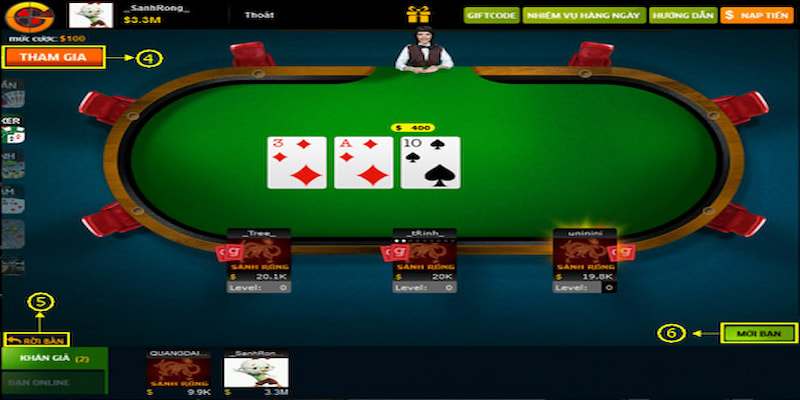 Hướng dẫn chơi Poker online từ A-Z cùng nhacaiuytin